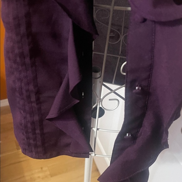 Cleo Purple Ruffle Blouse – XS Petite - Picture 4 of 11